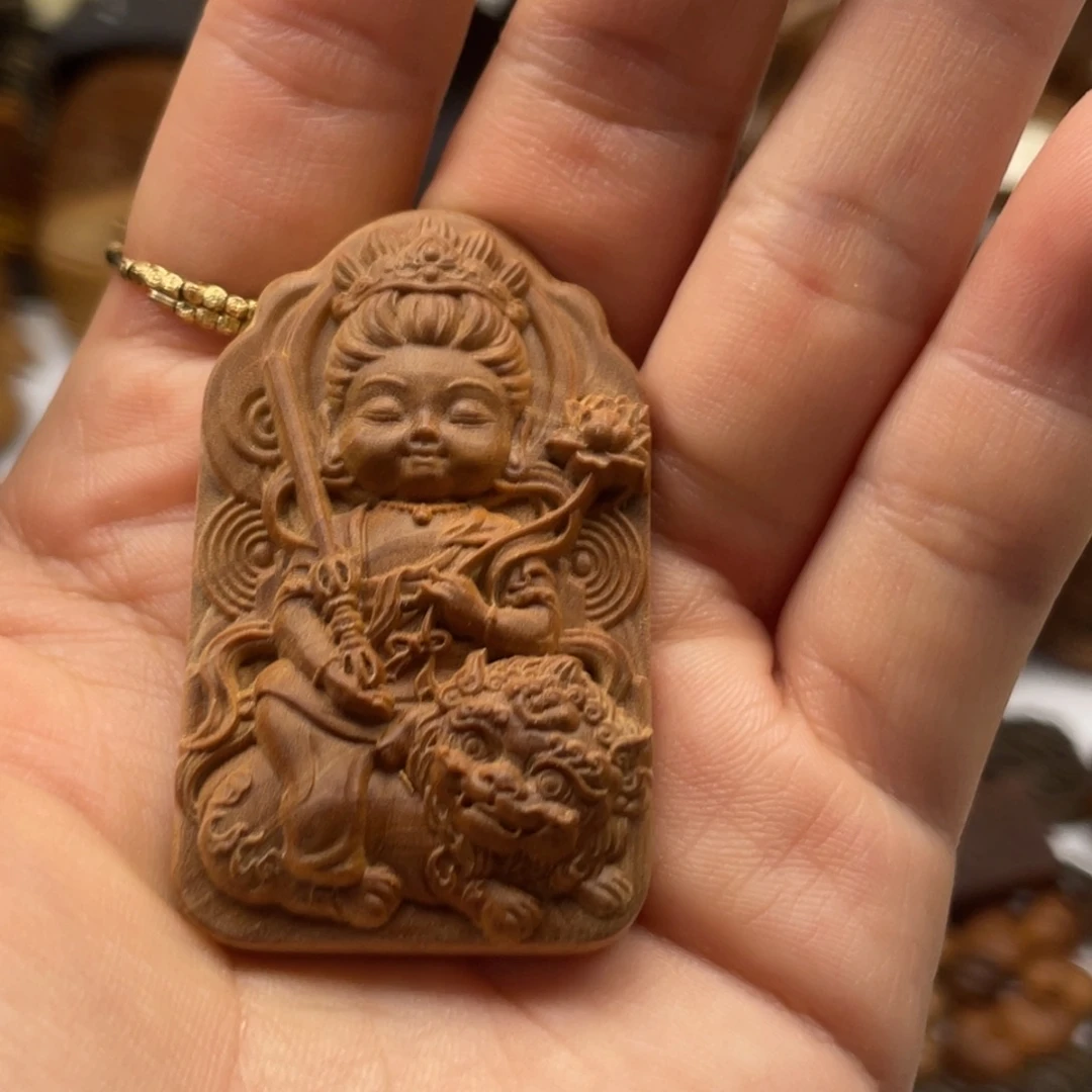 其他檀香木文殊牌