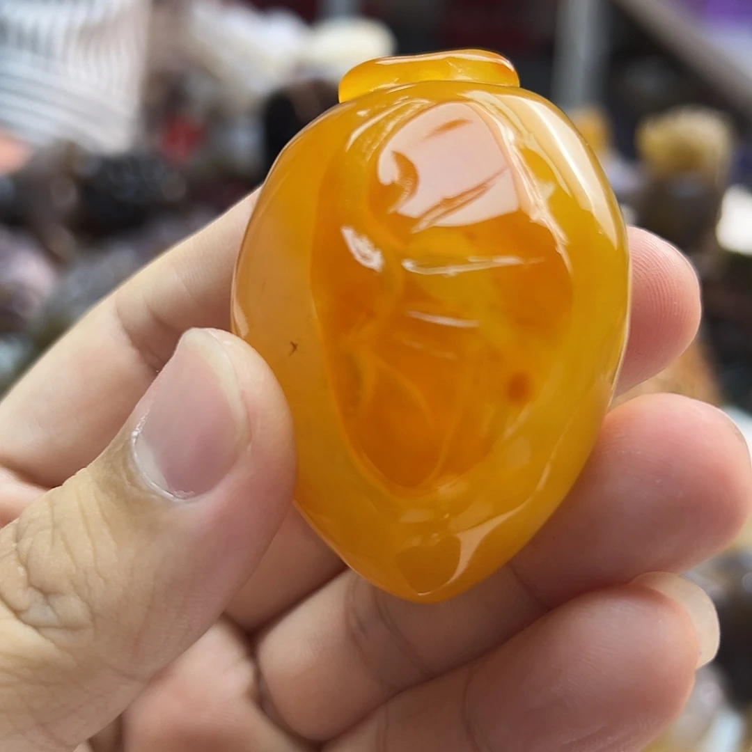 玛瑙/玉髓未镶嵌吊坠(不含链)