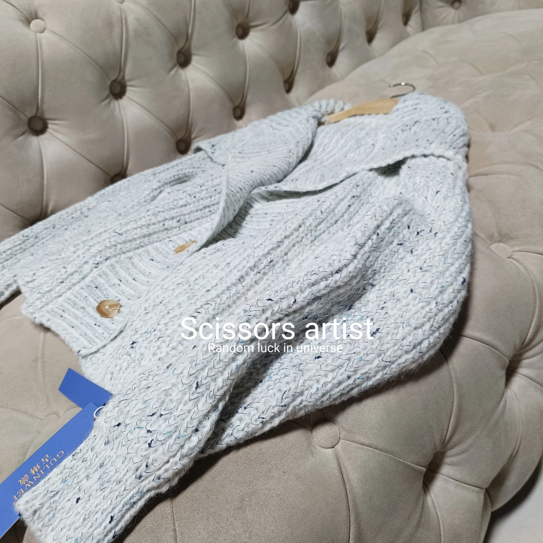 【Scissors artist】高端设计师走秀女装毛衣4615