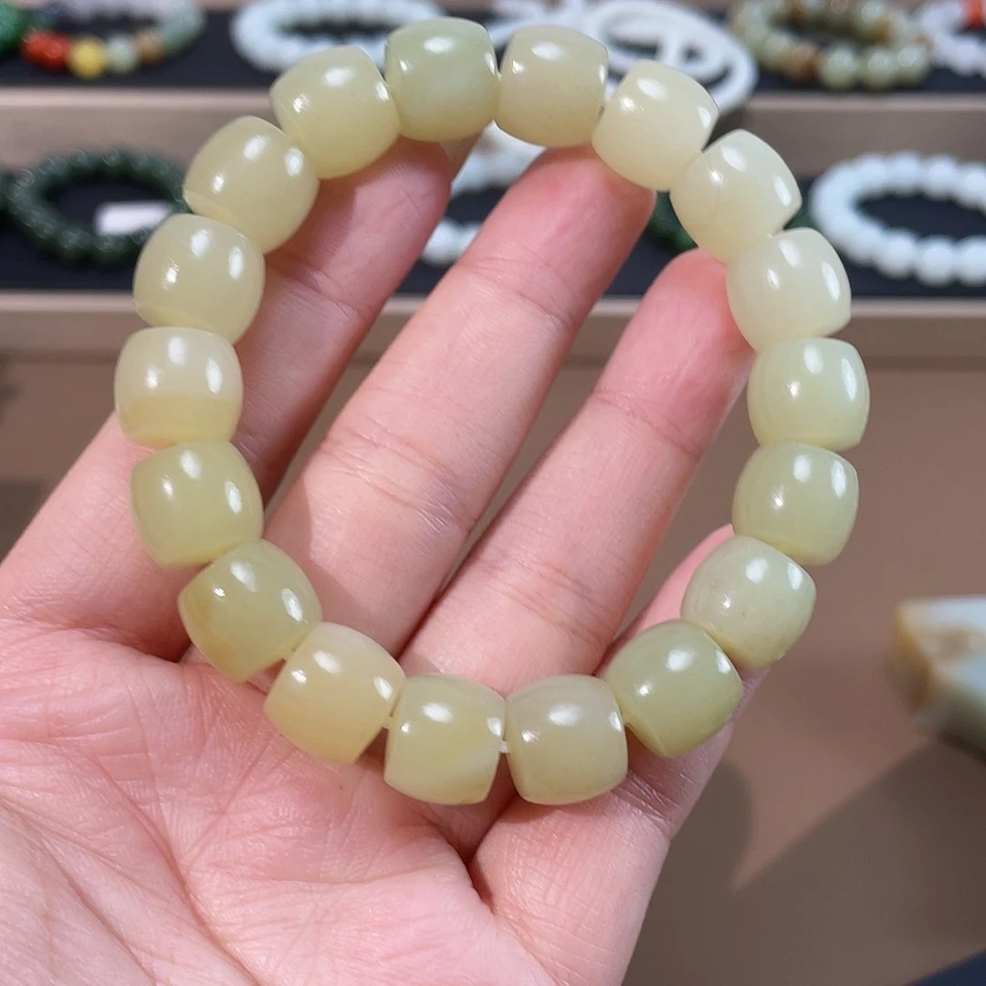 和田玉手链未镶嵌12