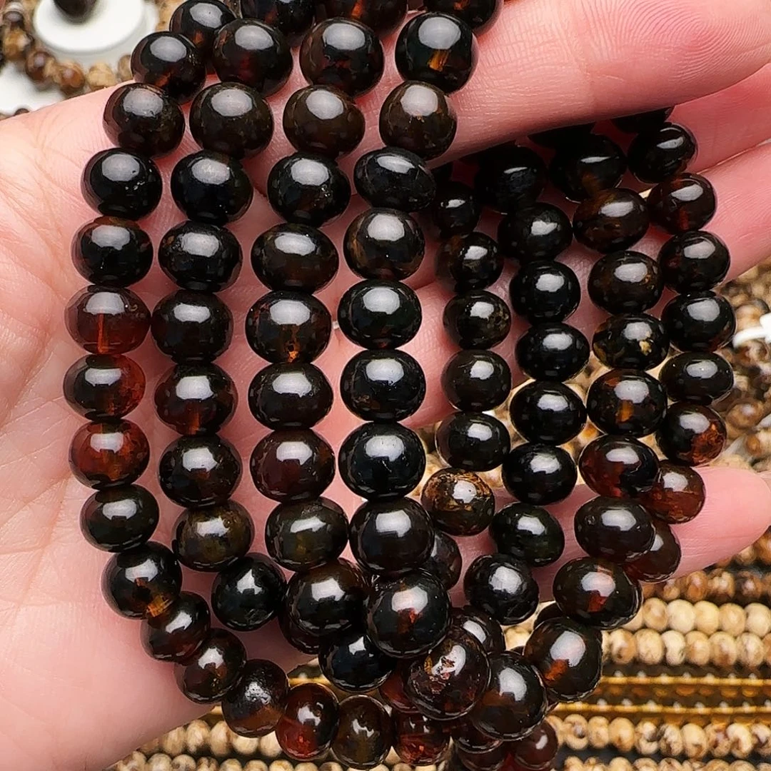 琥珀未镶嵌手链抚顺琥珀