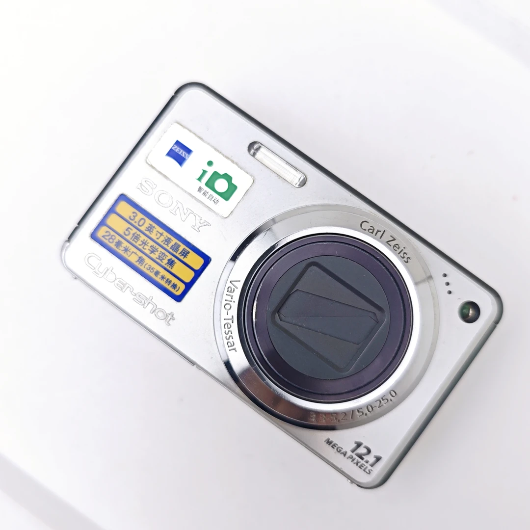 9新 Sony/索尼 w290 1210万像素3倍变焦 需自备读卡器 ccd相机