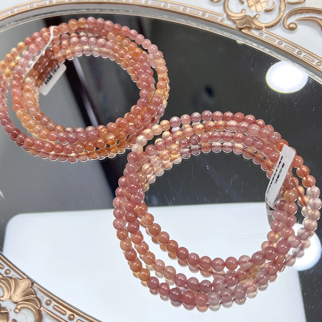 HJC82南红多圈手串5mm+多样性发其一