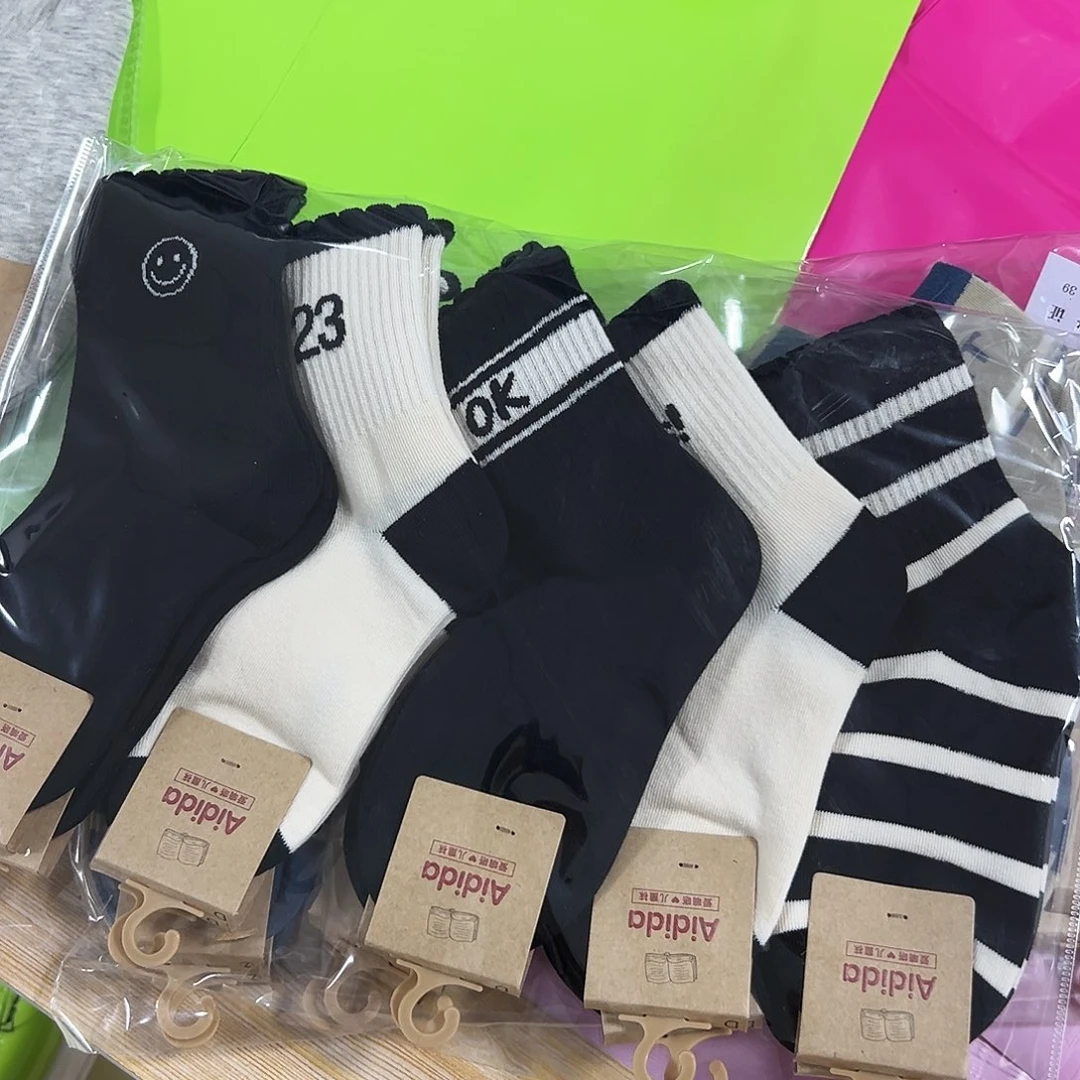 7-9岁D075女童袜子10双