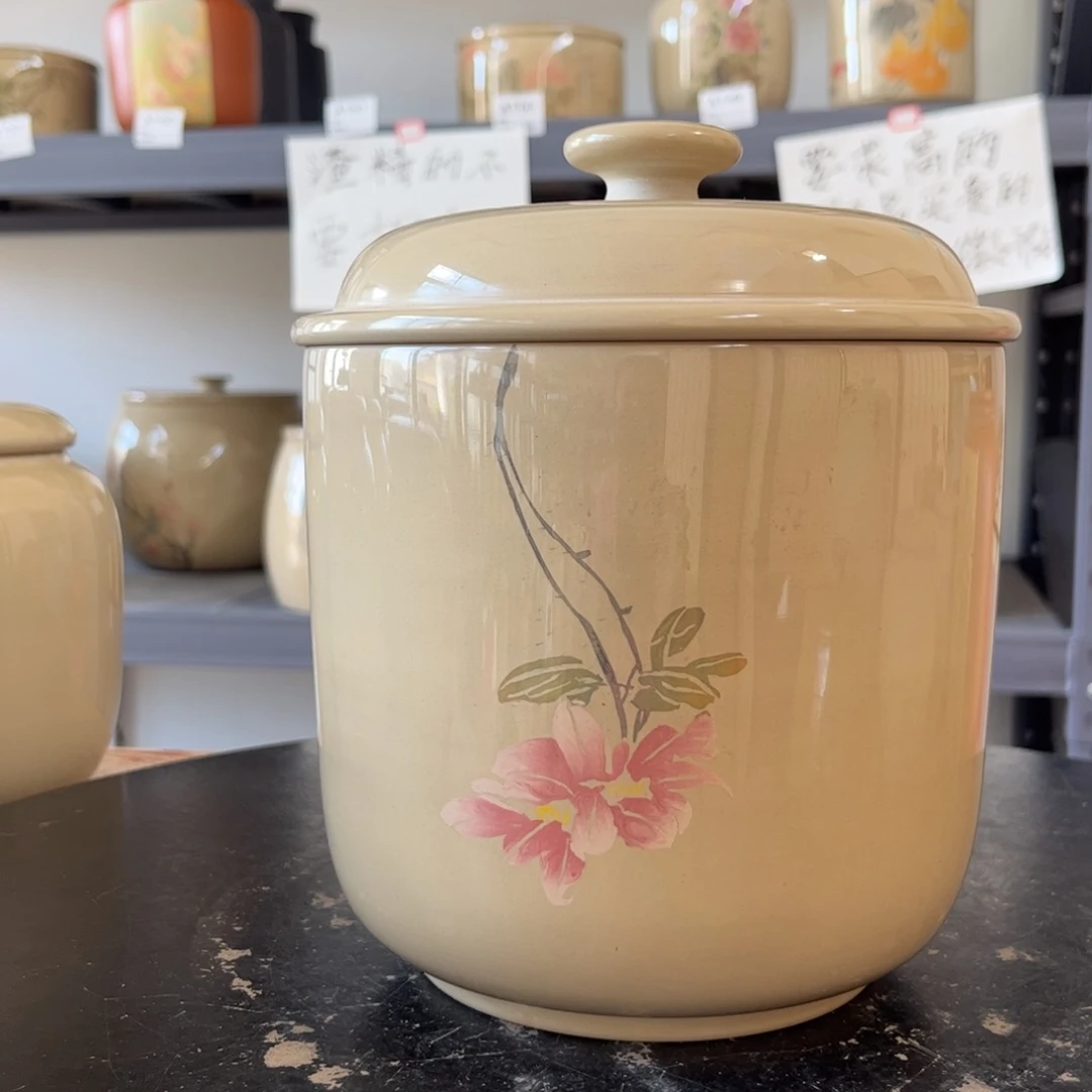 白泥水亮光存茶罐醒茶罐
