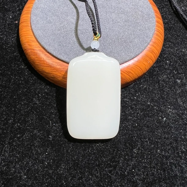 吊坠 双面雕工平安无事牌40mm*60mm