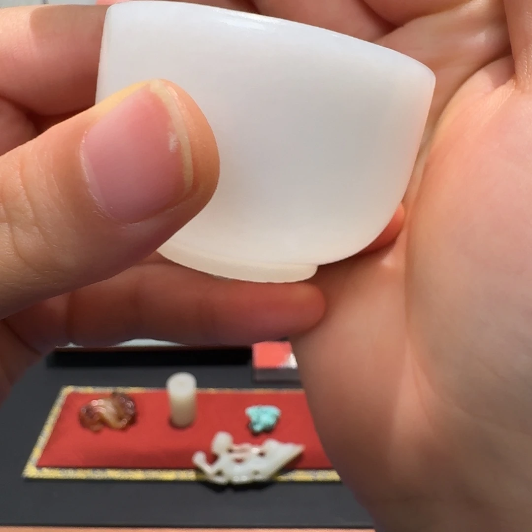 一***～和田玉未镶嵌挂件