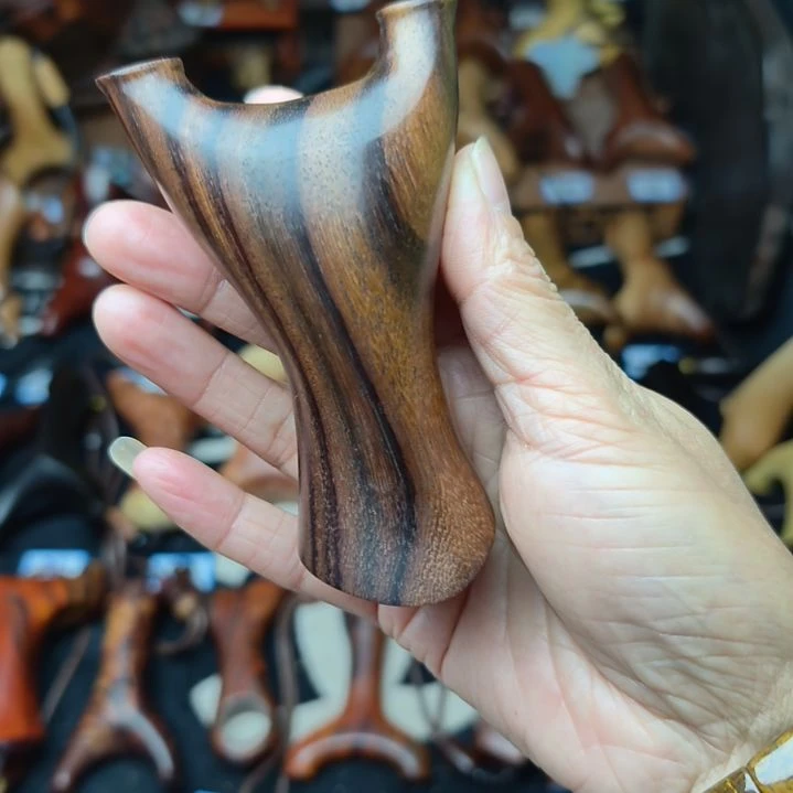 木大红酸枝变异水波纹小胖飞虎弓6515