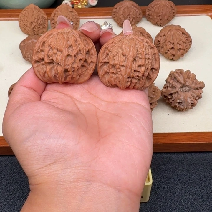 把件文玩核桃全品磨盘43山地