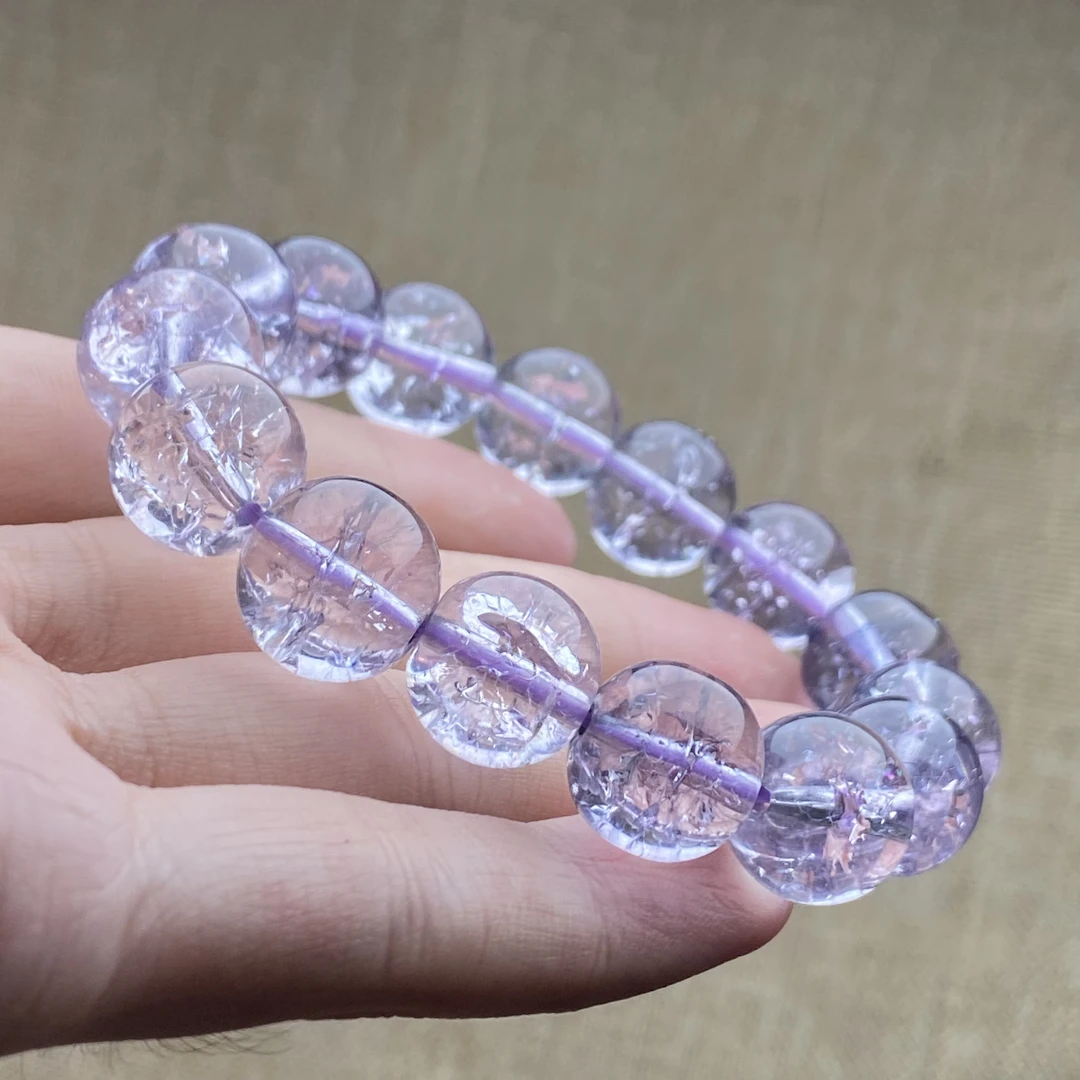 SJ-069号高品质紫色圆珠14mm手链多样性发一件时尚