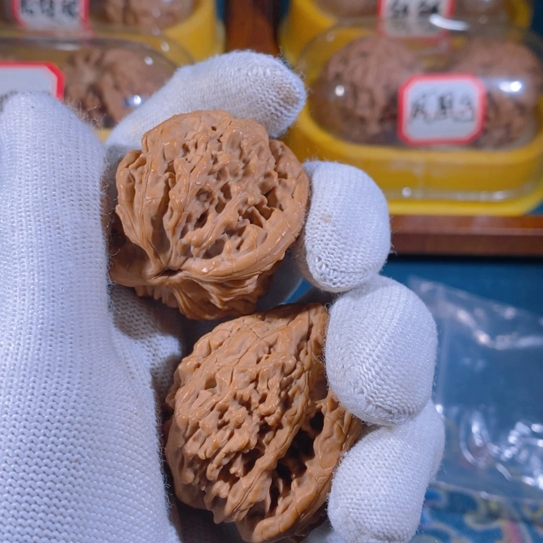 吊坠文玩核桃拍*拍虎头王