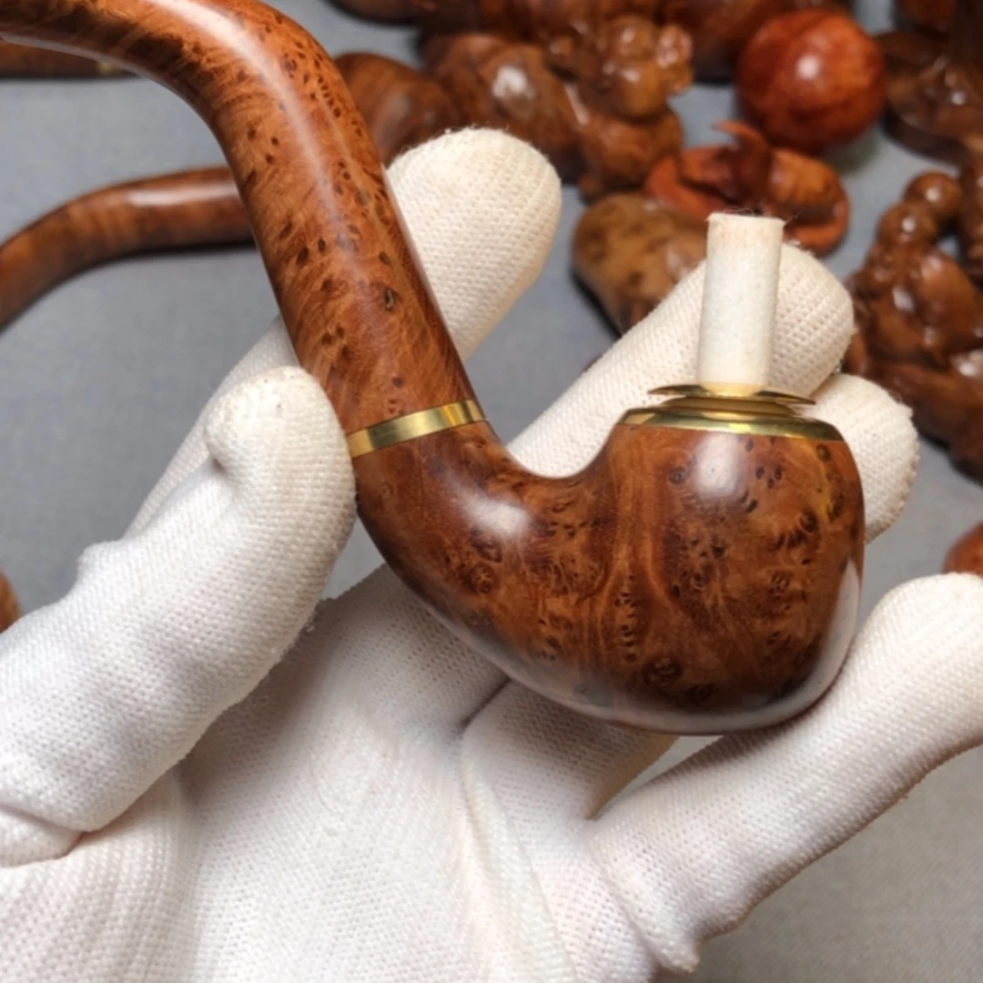 【闪购商品】木麻梨疙瘩火琉璃手把件