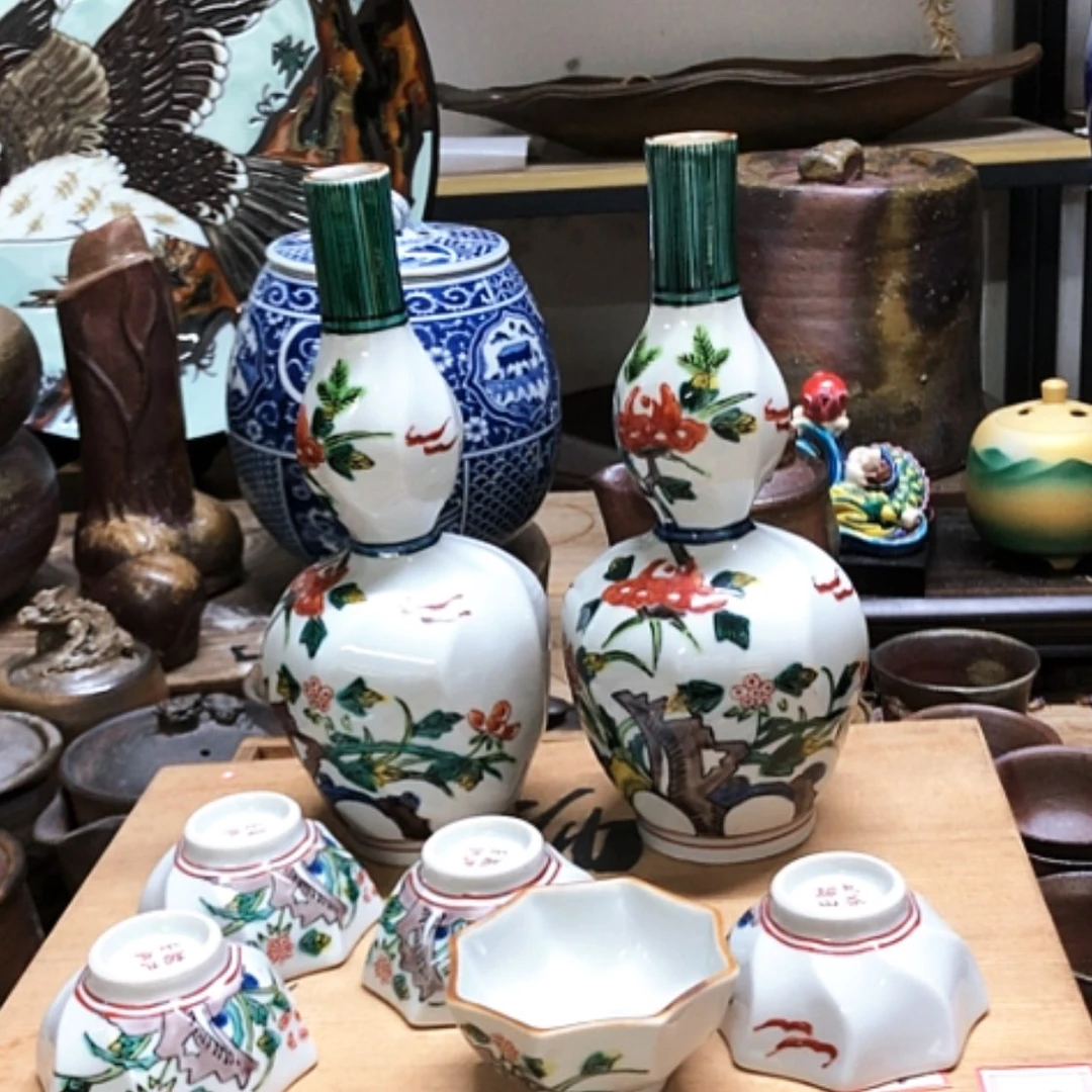 【闪购商品】碗九谷烧7件套酒具