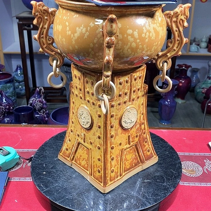 瓶中国神垕精品钧瓷