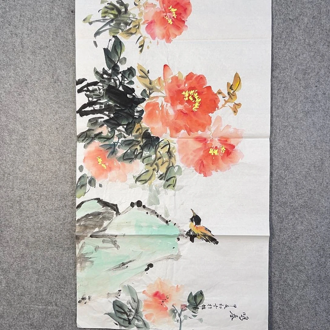 国画077 花鸟在此鸣叫的日子