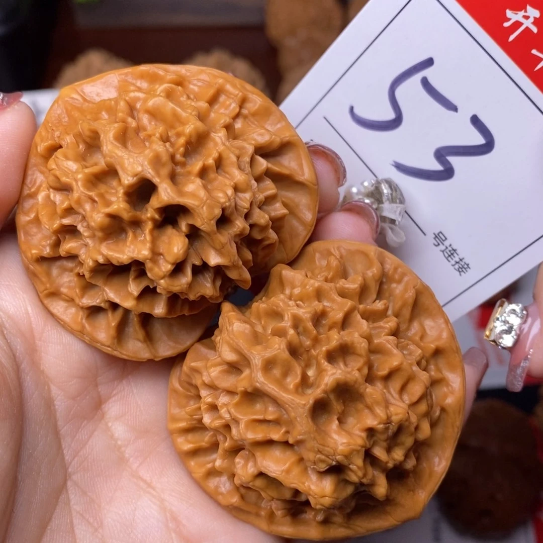 文玩核桃把件53龙鳞纹帝王狮子头5.1