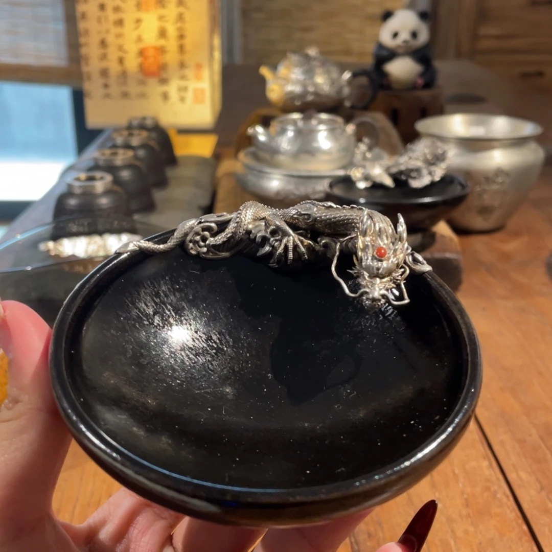 顺丰快递包邮茶空间 龙王杯