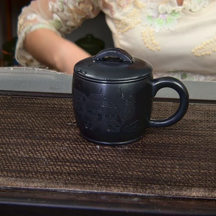 茶杯紫砂高货放漏