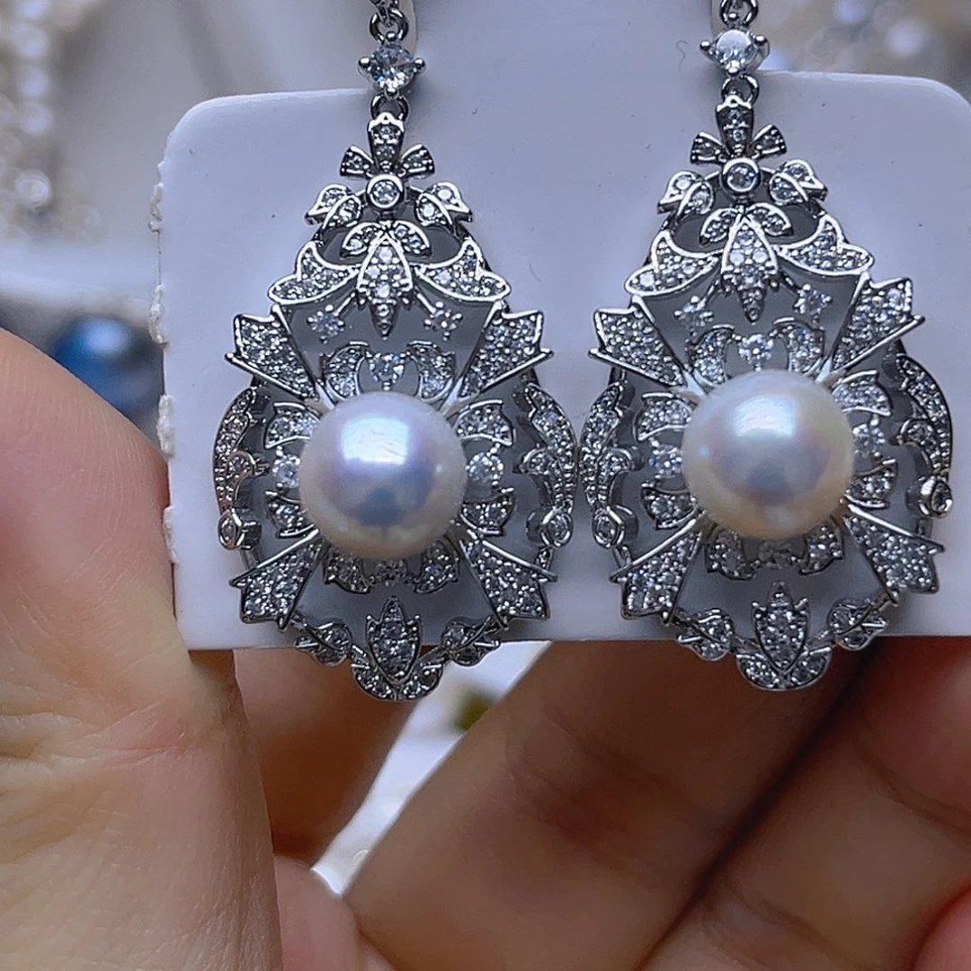 未镶嵌吊坠或者耳钉淡水珍珠