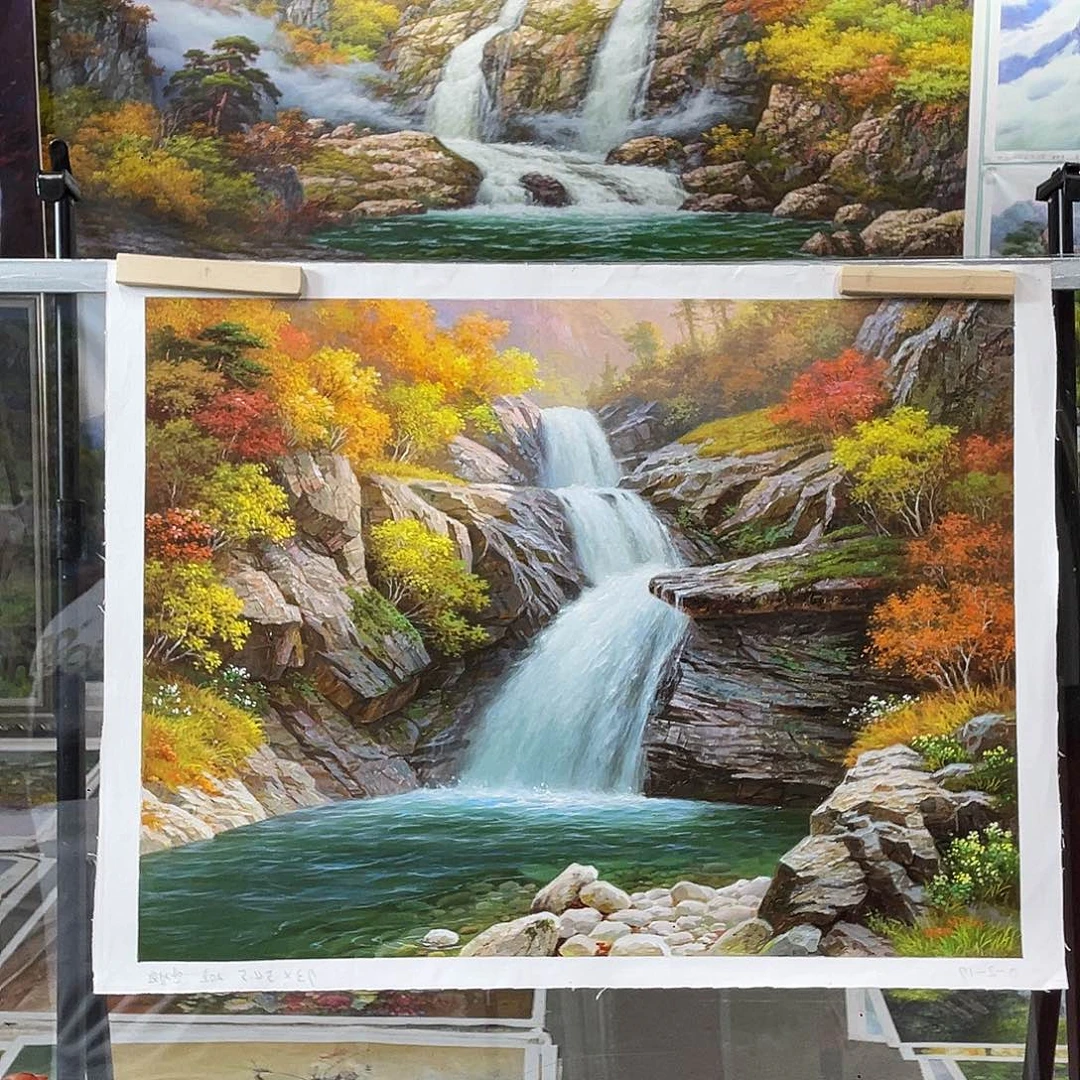 油画朝鲜艺术家73/54