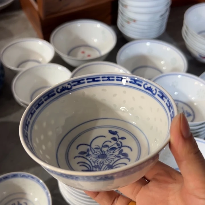 玩玉的5寸兰花饭碗