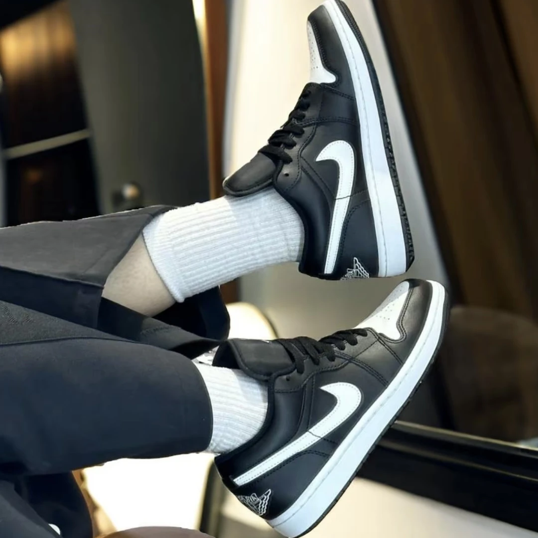 NIKE/耐克男款AJ1黑色运动休闲板鞋卖场同款553558043