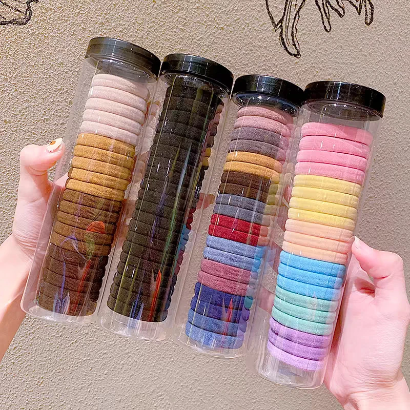 （20根）福利品低价好卖引流爆款1高弹力头绳橡皮筋儿童彩色发绳