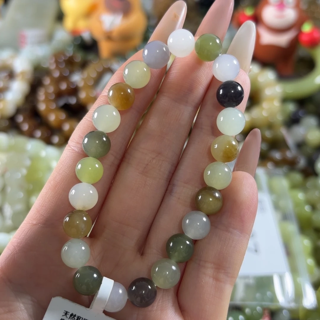 和田玉未镶嵌手链37