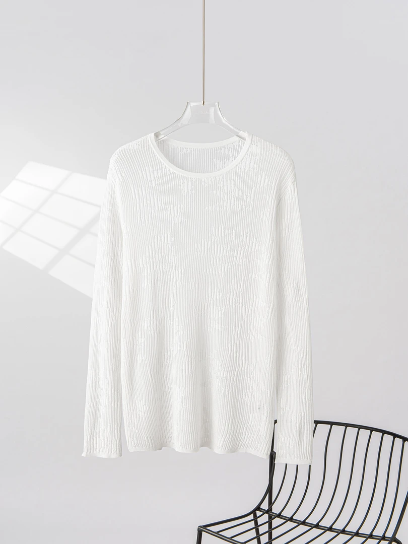 【昱殊】圆领宽松型休闲风森系T恤宽松女士气质时尚LDS35019