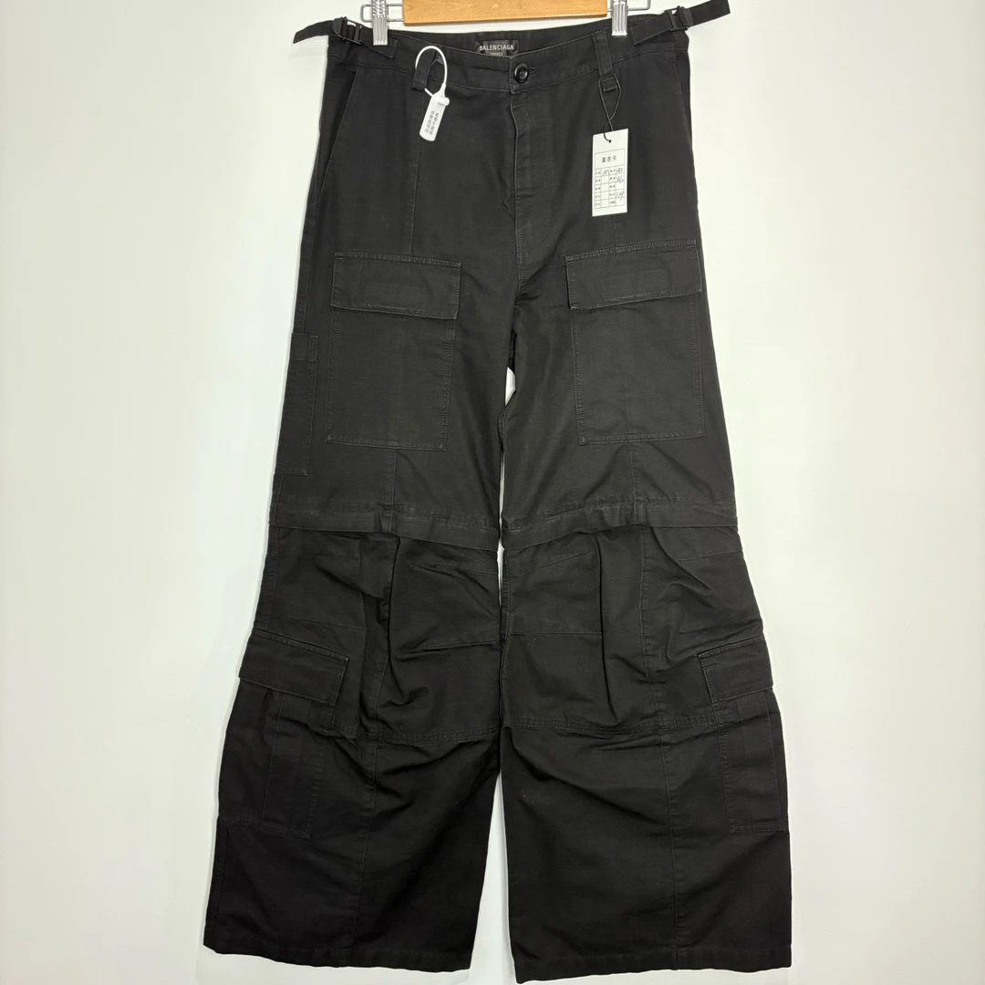 99新 Balenciaga/巴黎世家 （vd）23fw flaredcargo喇叭工装裤0353