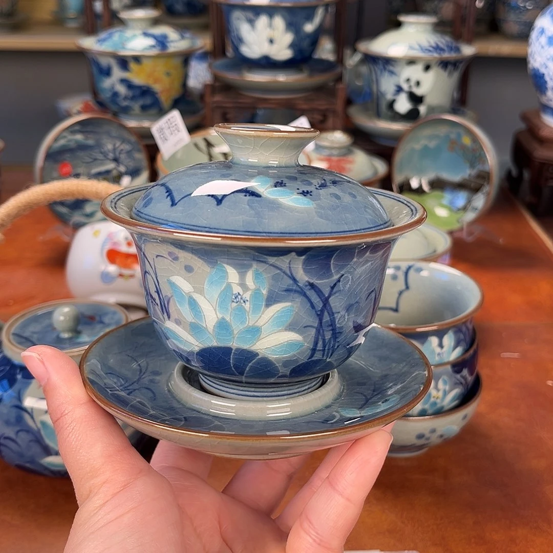 杯盖碗景德镇陶瓷