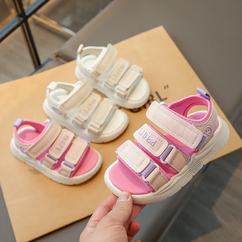 女童凉鞋夏季2025新款儿童公主鞋中大童小女孩软底沙滩鞋防滑爆款