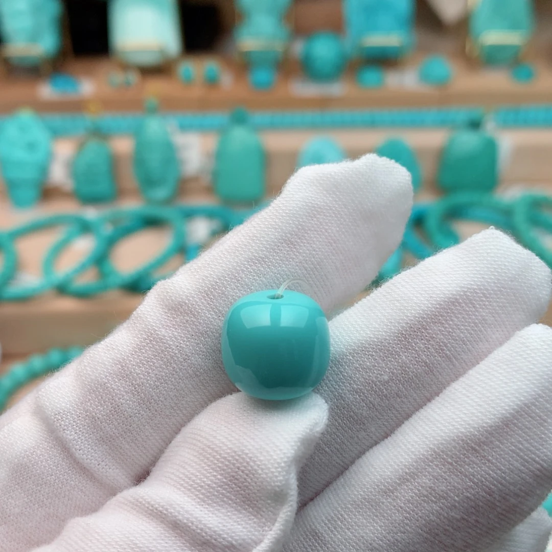 绿松石未镶嵌珠宝奇石13mm