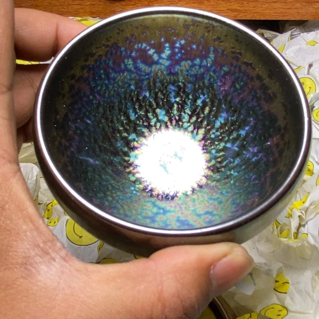 茶盏建盏喝茶主人杯茶杯瑕疵