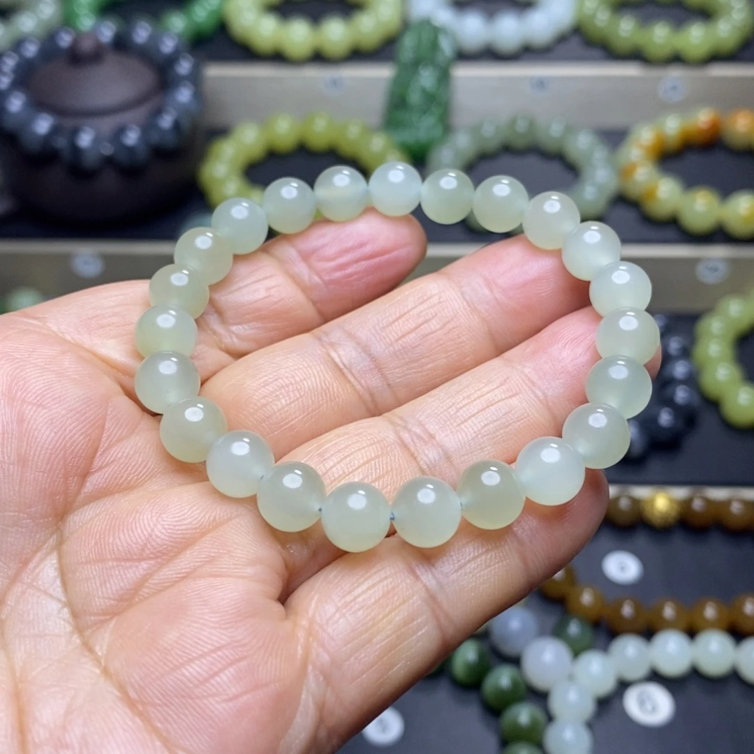 和田玉未镶嵌手串