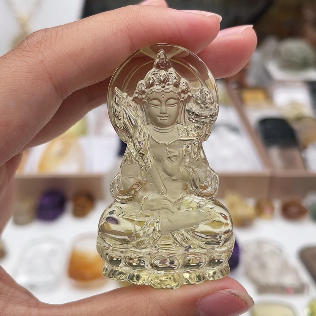 颈饰未镶嵌水晶定制吊坠虚空藏