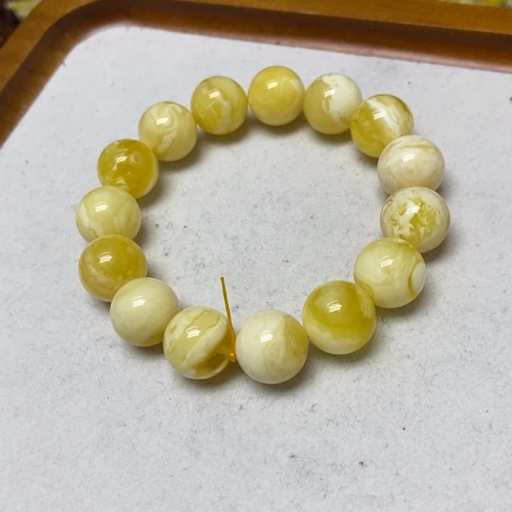 蜜蜡未镶嵌裸石串