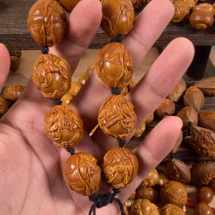 忘***水橄榄核手串/手链财神