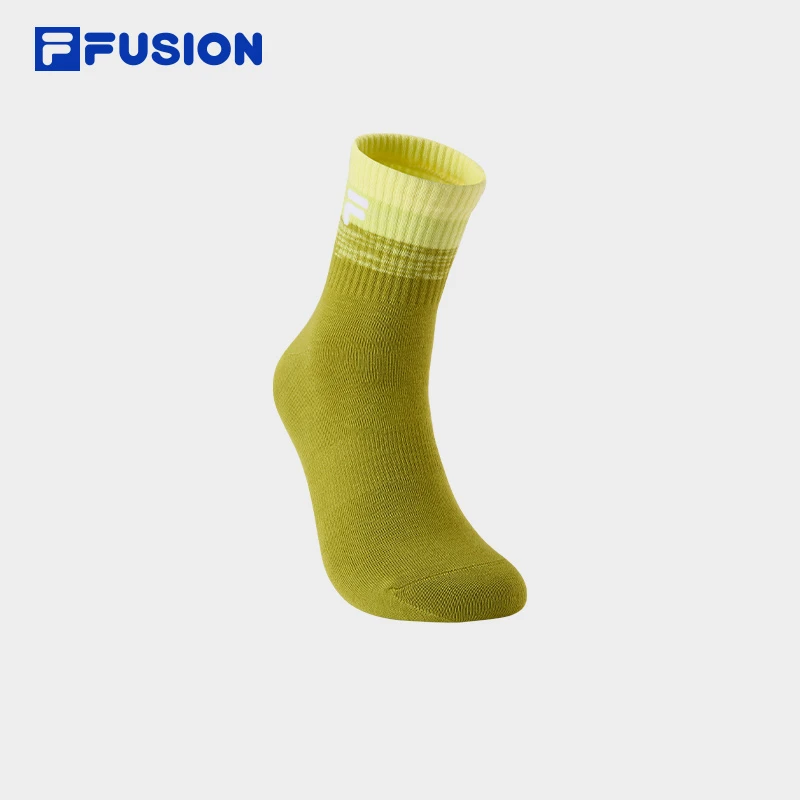 FILA斐乐潮流中筒袜情侣款运动休闲舒适中性透气长袜T13U521301F