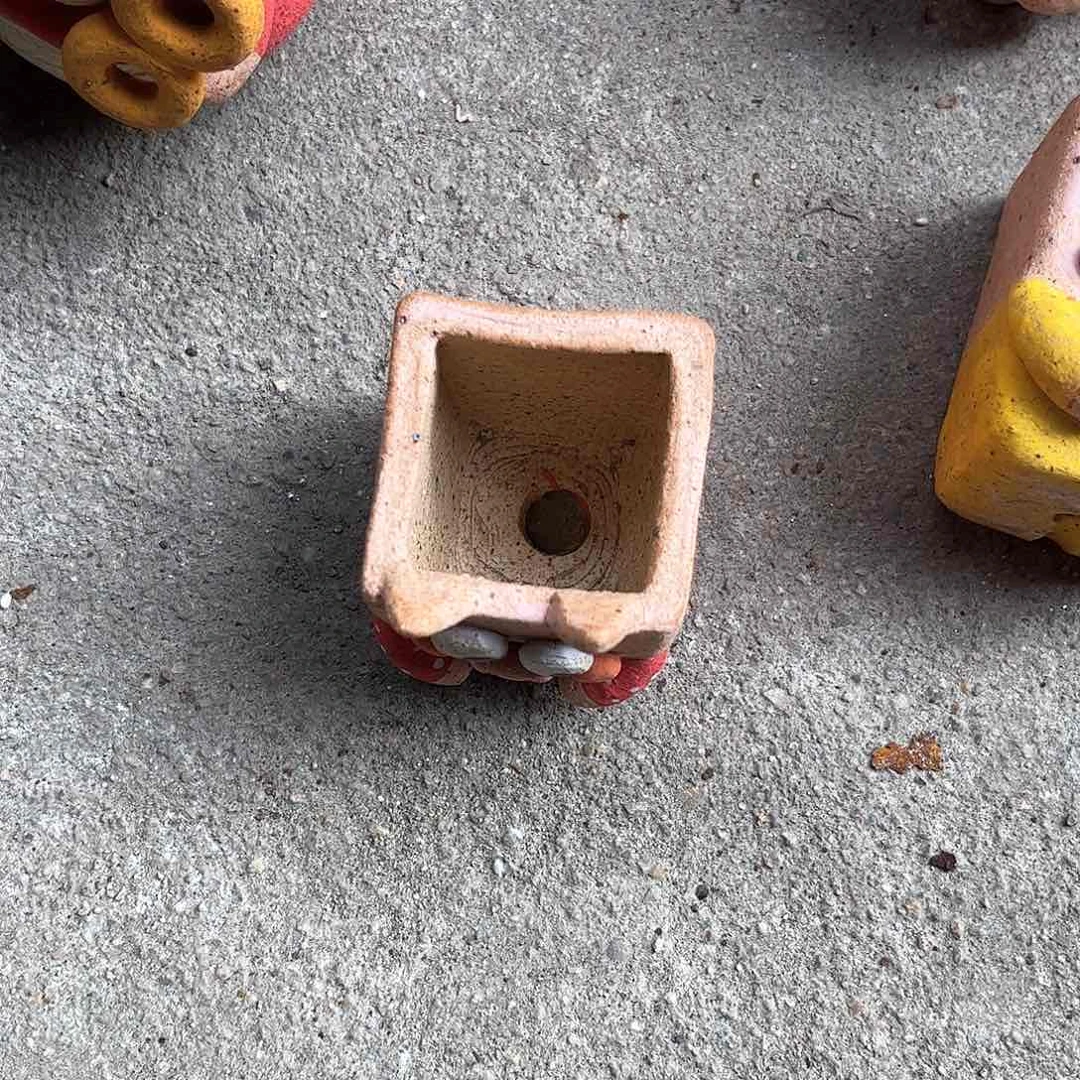 泥塑朵*古镇炻陶花盆