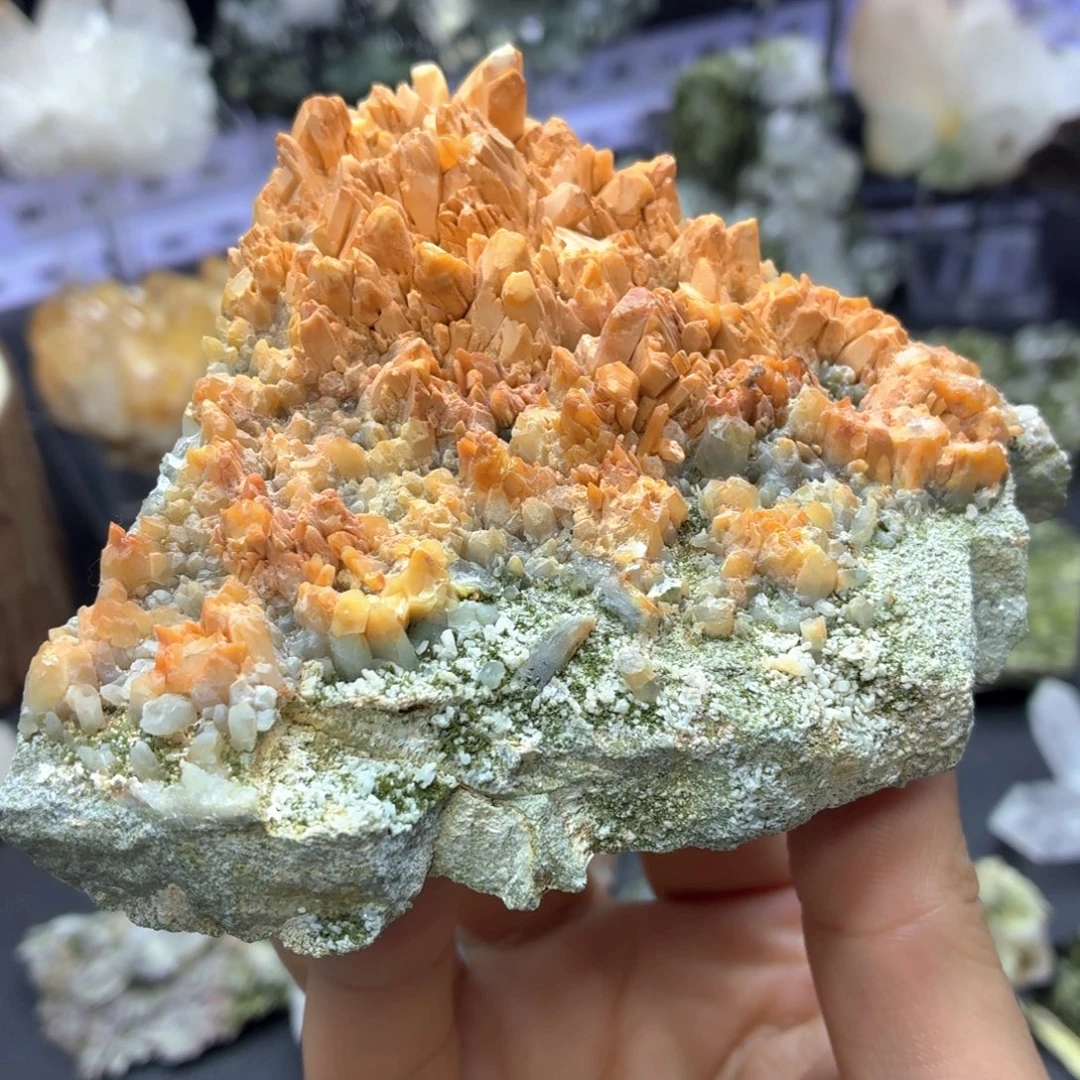 石材热情似火兔毛簇