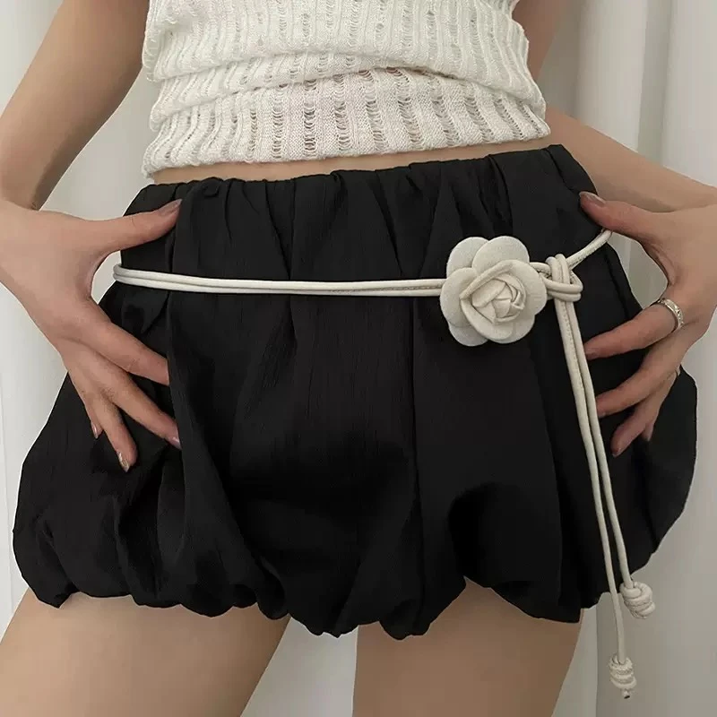 【蜜蜜家】气质小香风花朵腰带女时尚高级感配连衣裙腰绳 YD1316