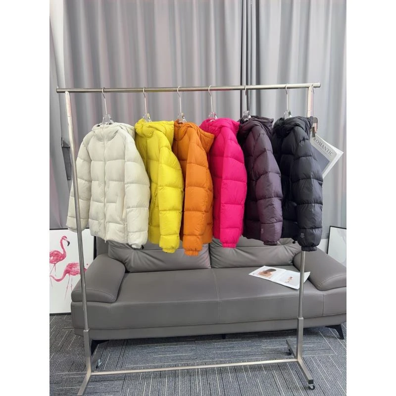 长袖连帽优等品宽松型情侣时尚秋冬保暖羽绒外套