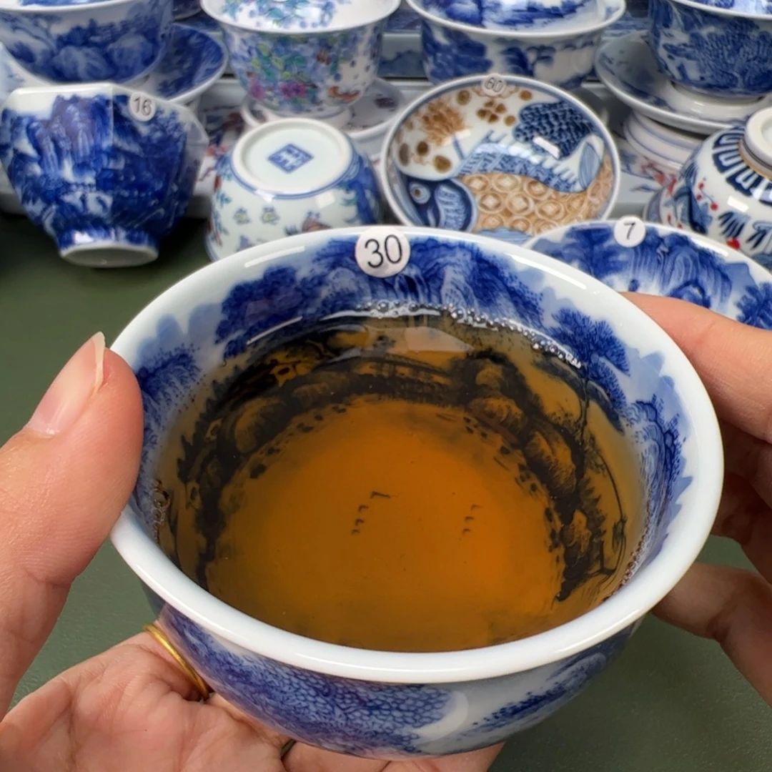 陶瓷景德镇纯手工纯手绘茶具木木30