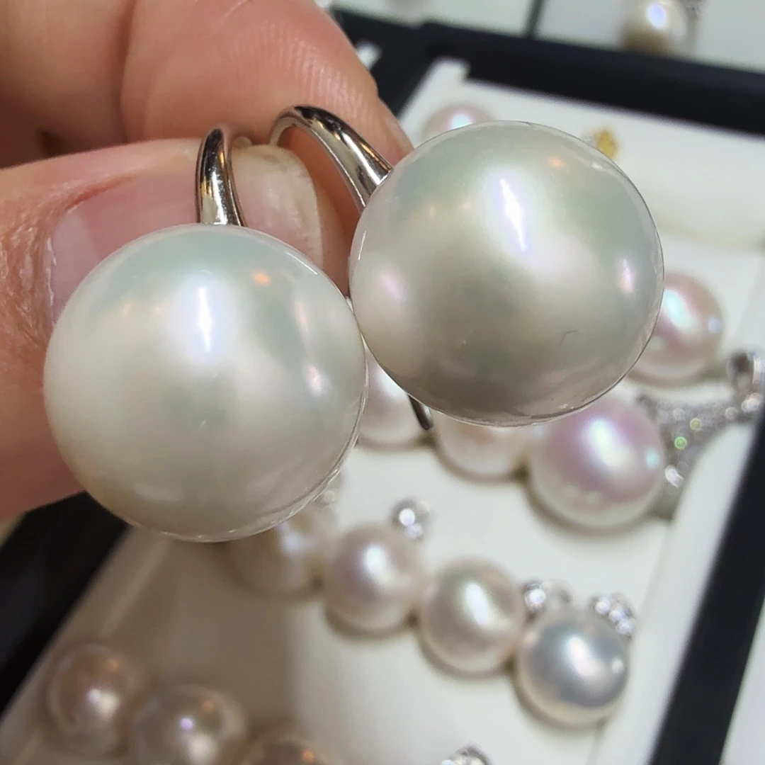 等***～淡水珍珠银S925镶嵌颈饰