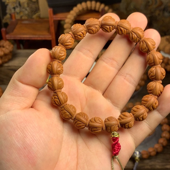 桃核吊坠白**雪10野生金蝉