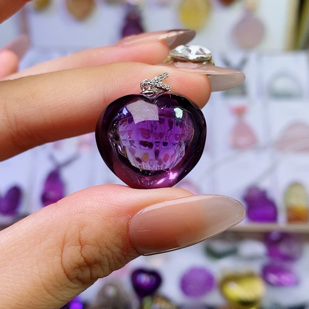 吊坠(赠链)银S925镶嵌水晶