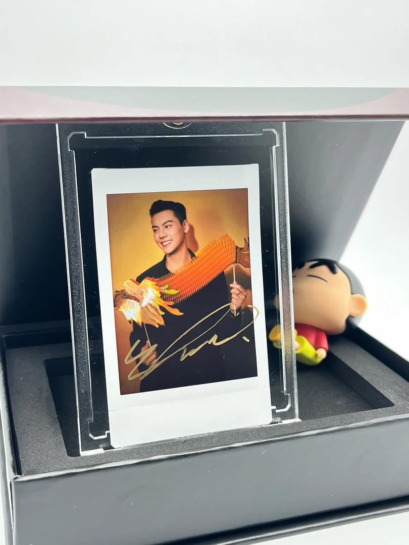 W755【陈伟霆】亲签三寸正品富士拍立得mini相纸 白边