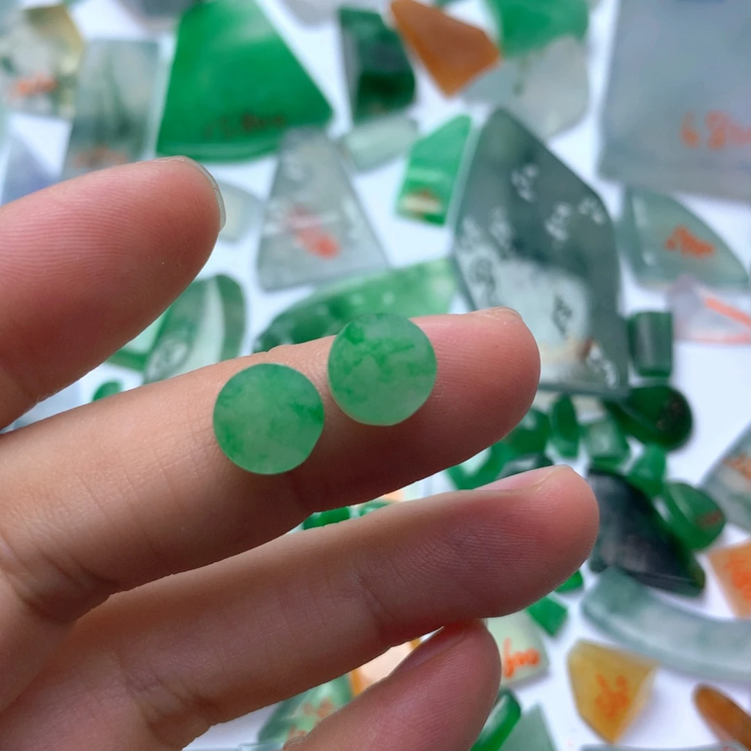 定制翡翠未镶嵌天然缅甸翡翠吊坠挂件