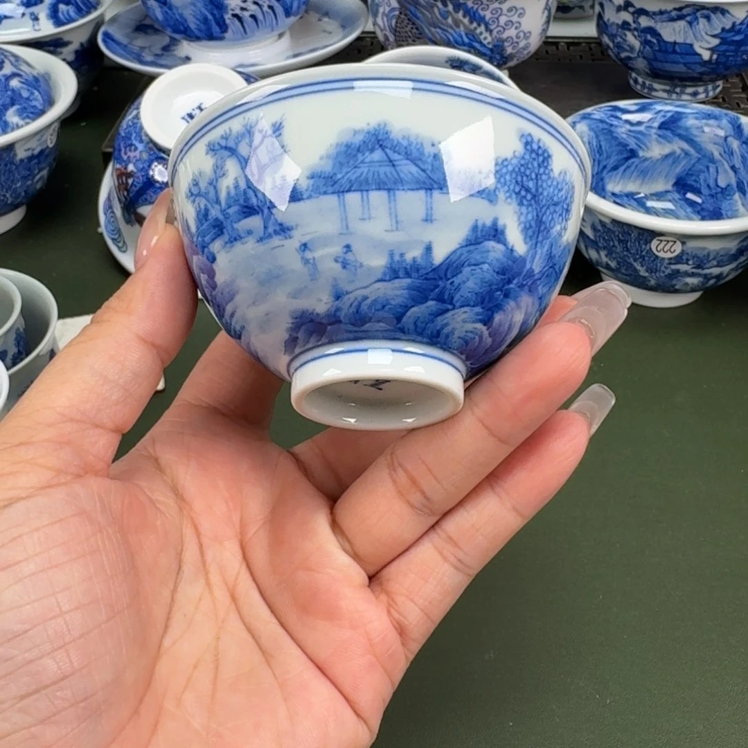 景德镇纯手工手绘茶器蒙蒙